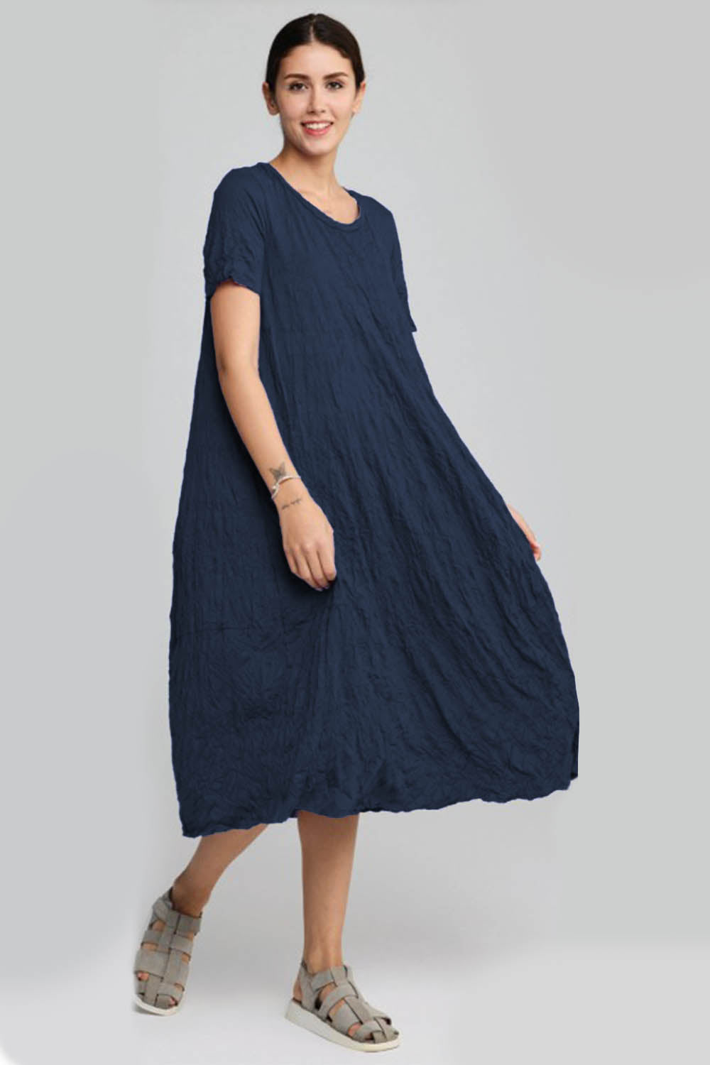 Fusion Wrinkled Jersey Dress