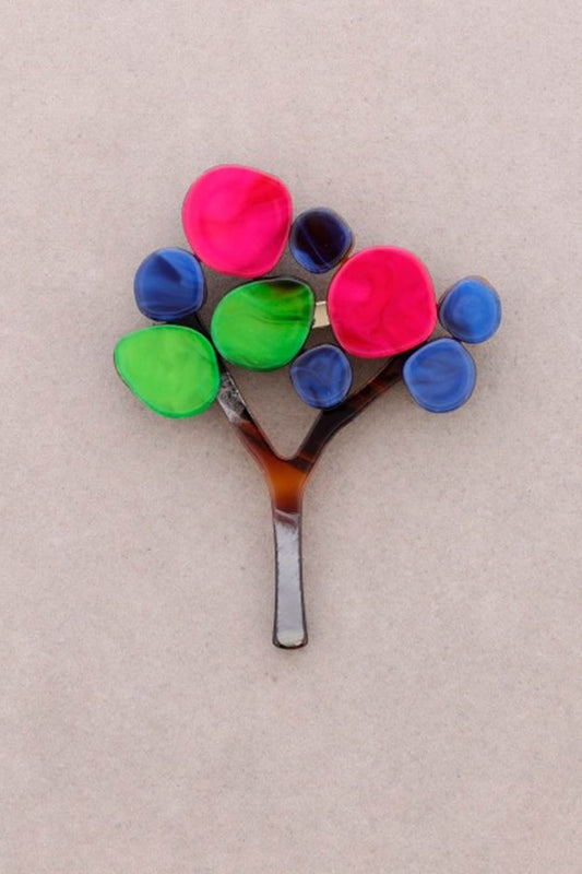 Round Tree Brooch