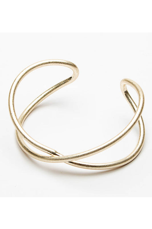 Crossover Wire Bangle