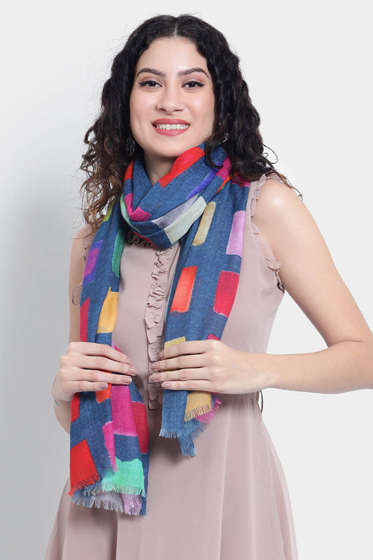 313-47 Rainbow Square Scarf