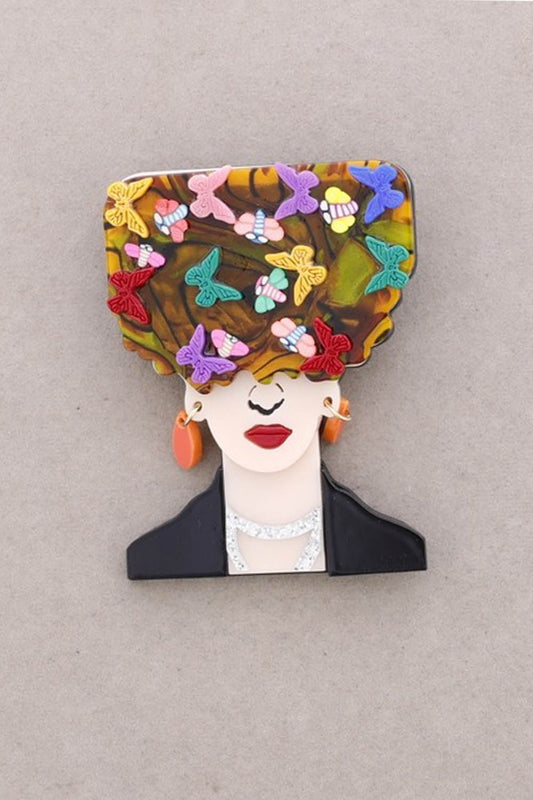 Frida Spring Butterfly Brooch