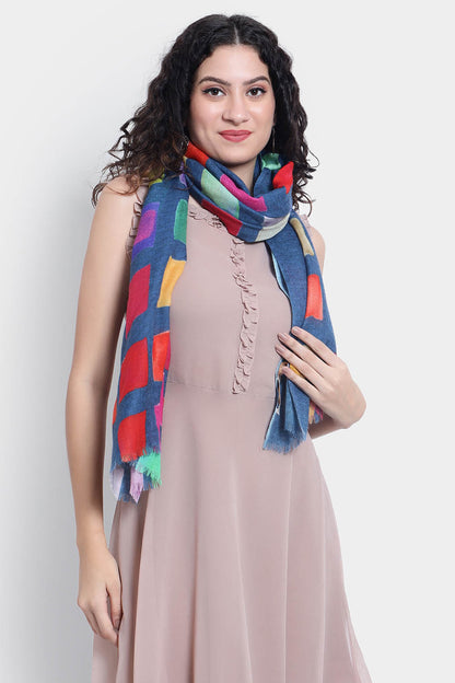 313-47 Rainbow Square Scarf