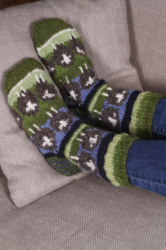 Pachamama Flock Of Herdwick Sofa Socks