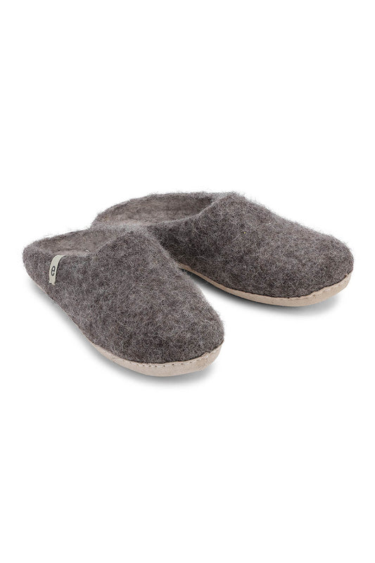 Merino Wool Rubber Soled Slippers