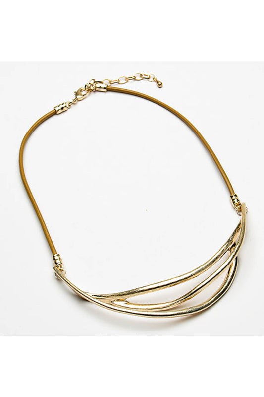 Short Triple Bar Necklace