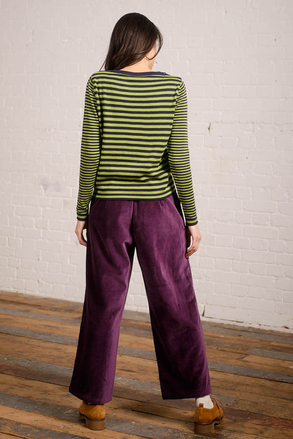 Cotton Velvet Trousers