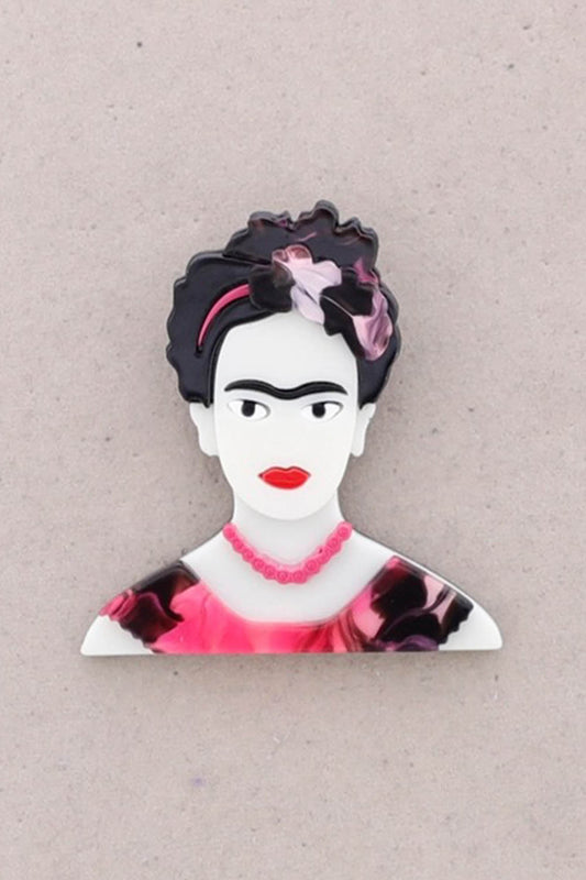 Frida Portrait Brooch