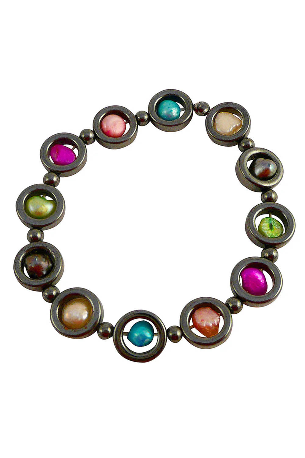 Hematite Circle Bracelet