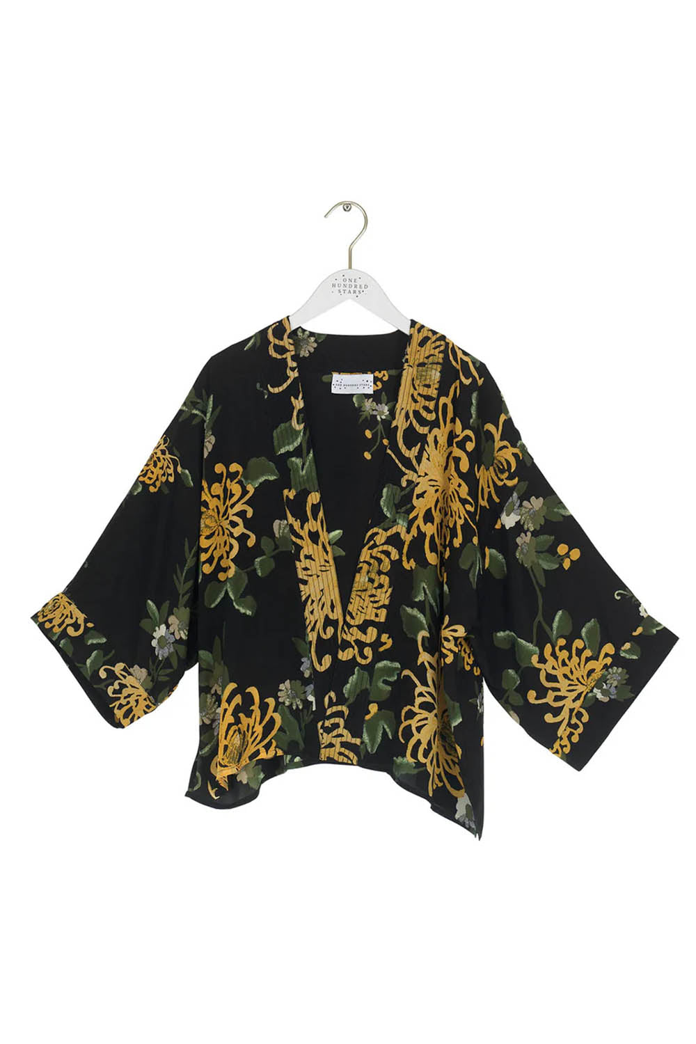 Chrysanthemum Crepe Kimono