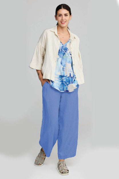 Breeze Woven Linen Trousers