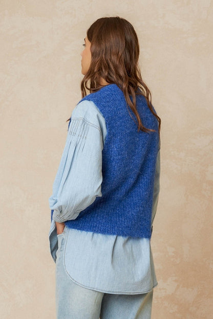 Marl Knitted Waistcoat