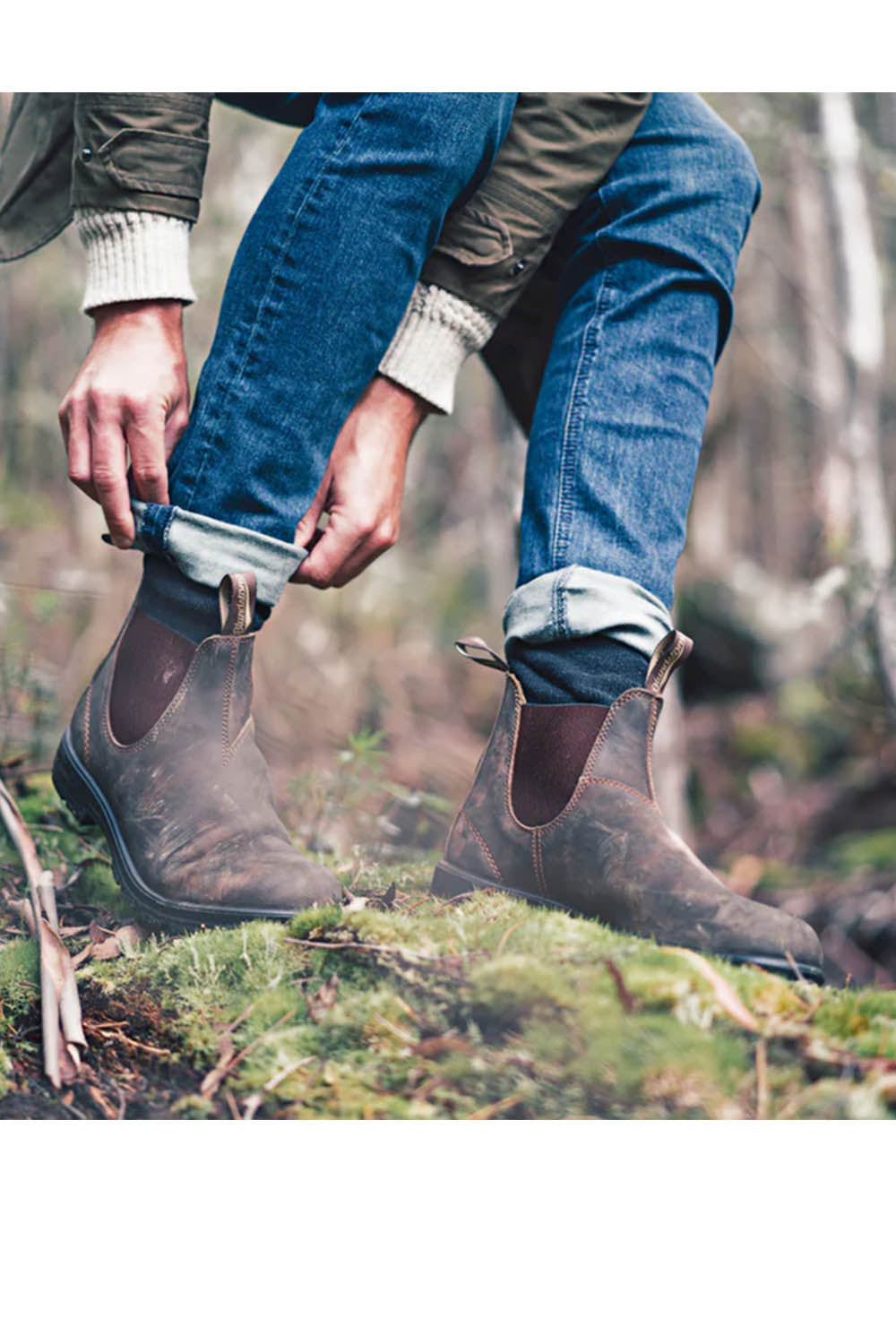 585 Rustic Leather Classic Boots