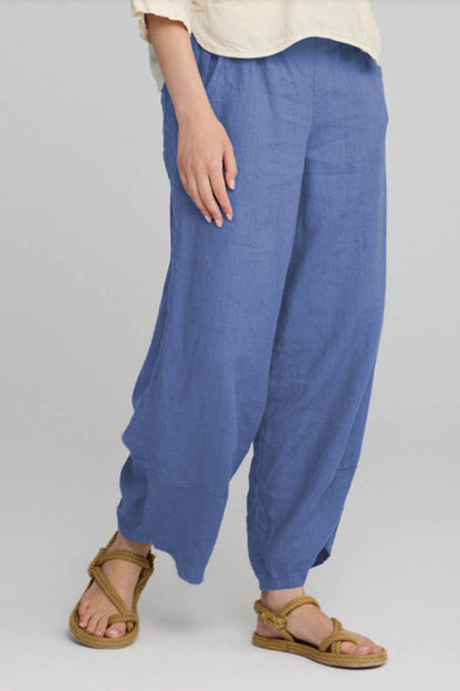 Breeze Woven Linen Trousers