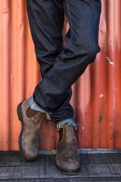 585 Rustic Leather Classic Boots