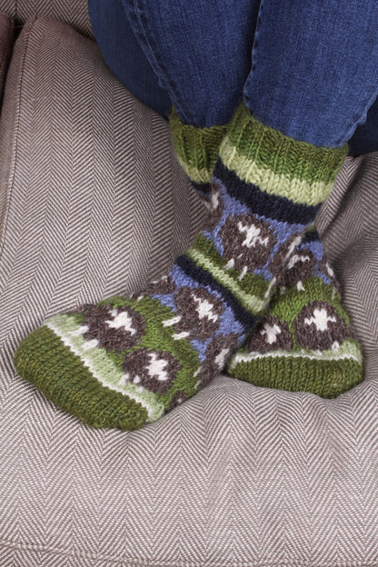 Pachamama Flock Of Herdwick Sofa Socks