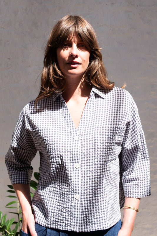 Gingham Ava Blouse