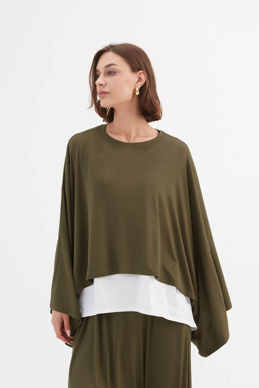 Jersey Oversized Layer Top