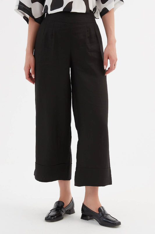 Wide Leg Linen 24P Pants