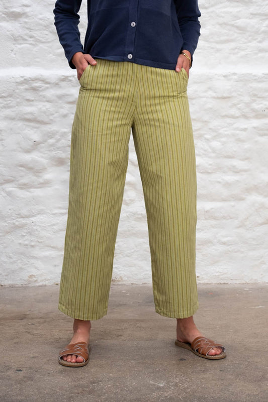 Striped Harper Wide Leg Trousers