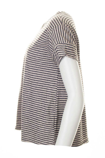 Cut Loose Mini Stripe Top Rye