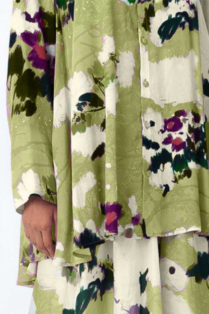 Habutai Spring Floral Shirt