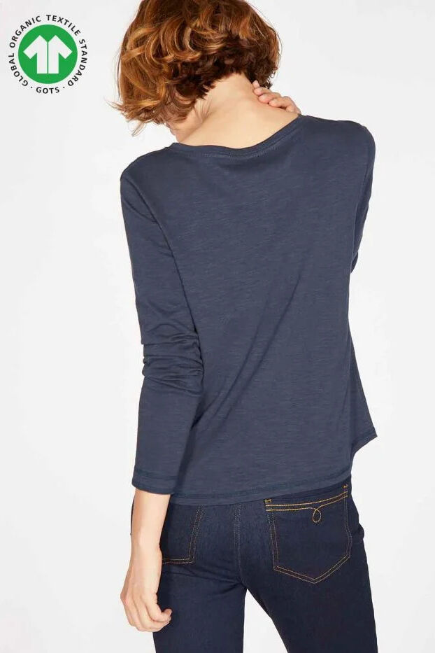 Thought Organic Long Sleeve Top Navy