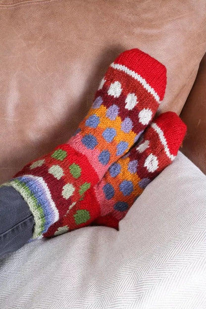 Pachamama Patagonia Sofa Socks Bright 