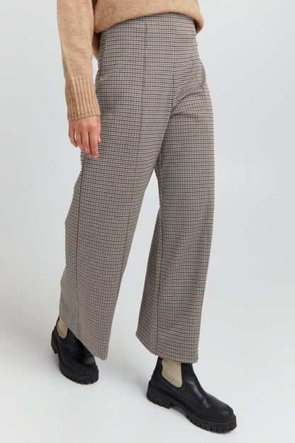 Ichi Kate Cameleon Trousers Nomad Brown