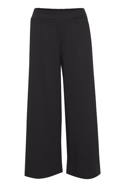 Ichi Kate Sus Wide Trousers Black 