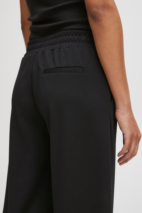 Ichi Kate Sus Wide Trousers Black 