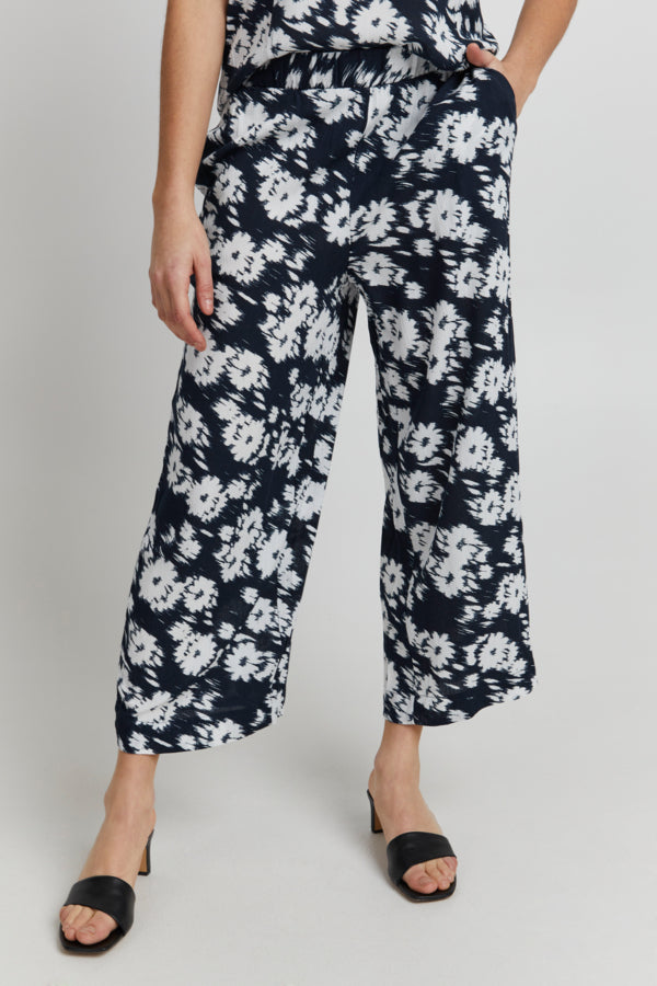 Ichi Marrakech Pants Total Eclipse