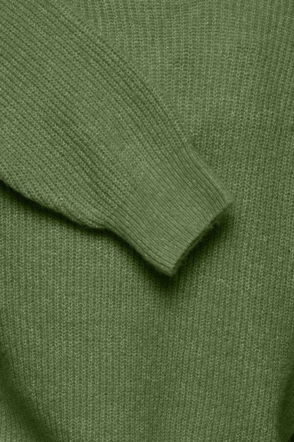 Ichi Dusty Jumper Willow Green