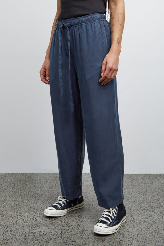 Ichi Filuni Trousers Total Eclipse Blue