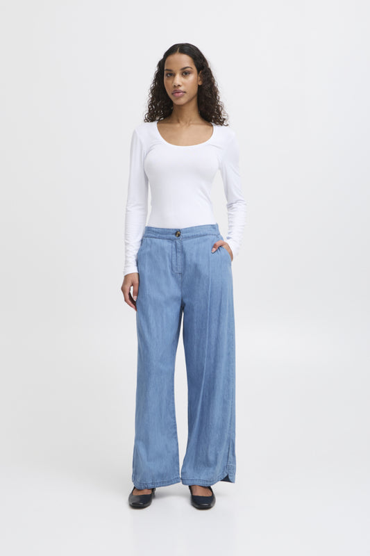 Chambray Barcy Pants