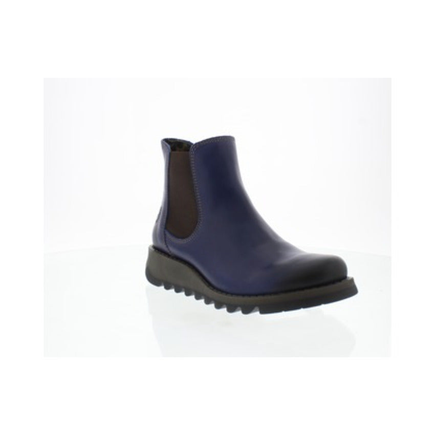 Fly London Salv Boot Rug Blue Blue