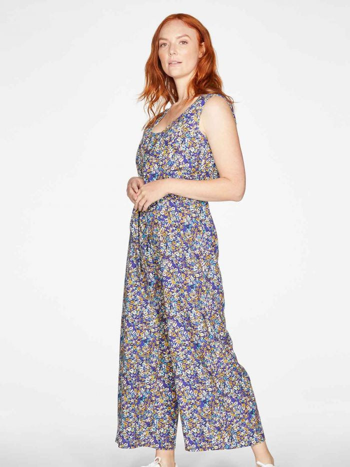 Thought Elsie Jumpsuit Azure Blue