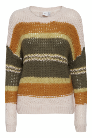 Ichi Milks Jumper Ivy Green