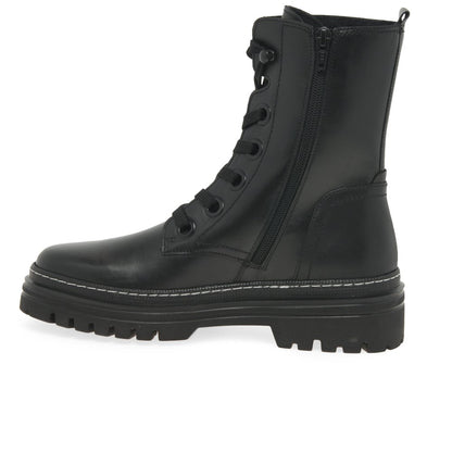 Gabor Shoes Genoa Biker Boot Black