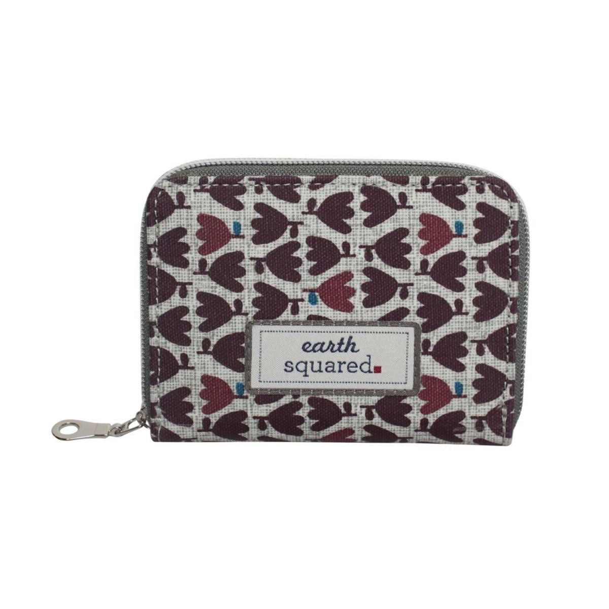 Earth Squared Plum Tulip Wallet