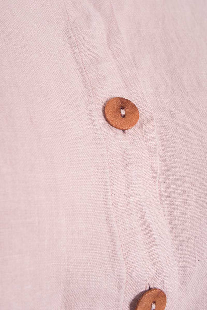 Grizas Pink Boxy Linen 71170 Jacket