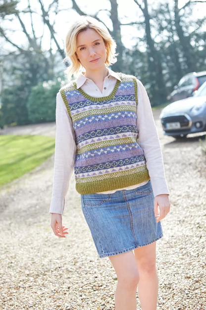 Classic Fairisle Wool Tank Top