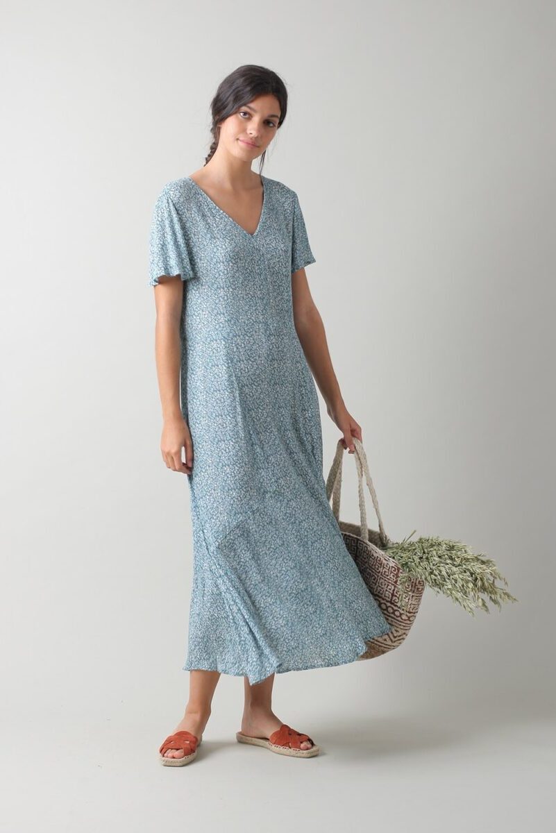 Indi & Cold Vestido Dress Agua