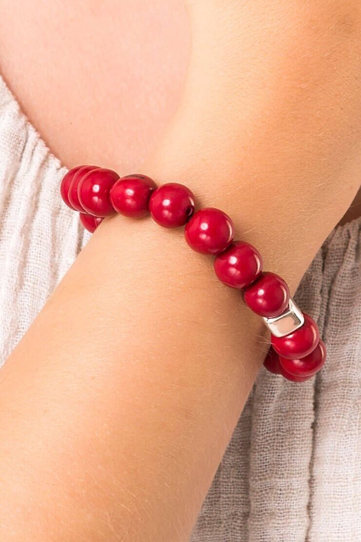 Pretty Pink Jewellery Acai Berry Bracelet Fuchsia