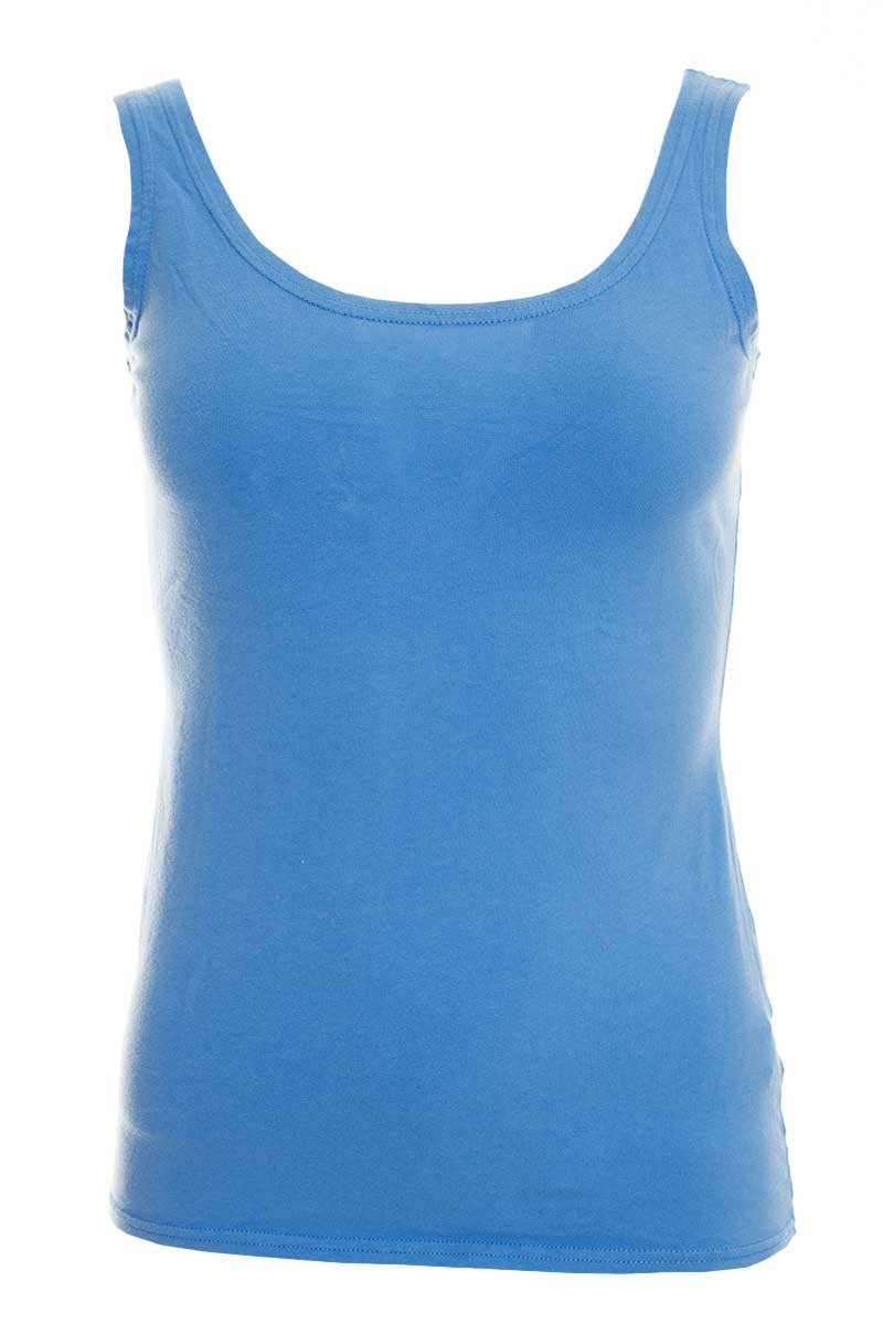 Cut Loose Longer Tank Blue 2015198