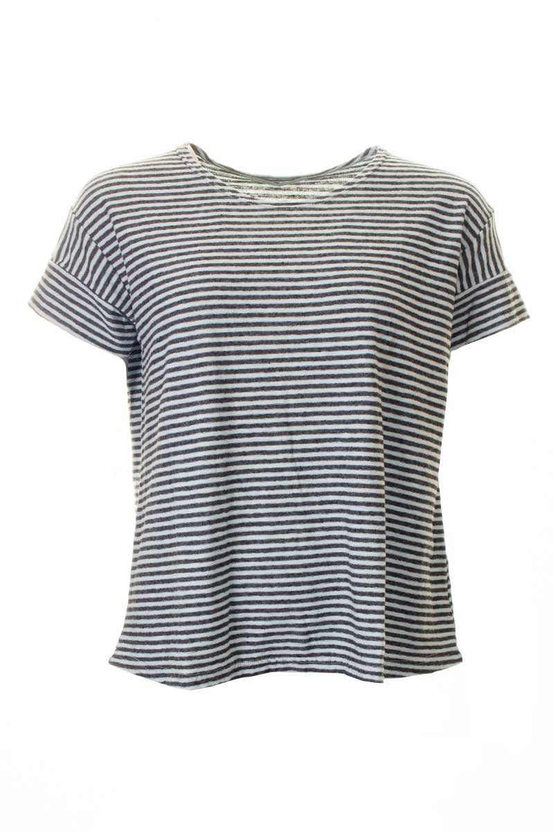 Cut Loose Mini Stripe Top Crystal