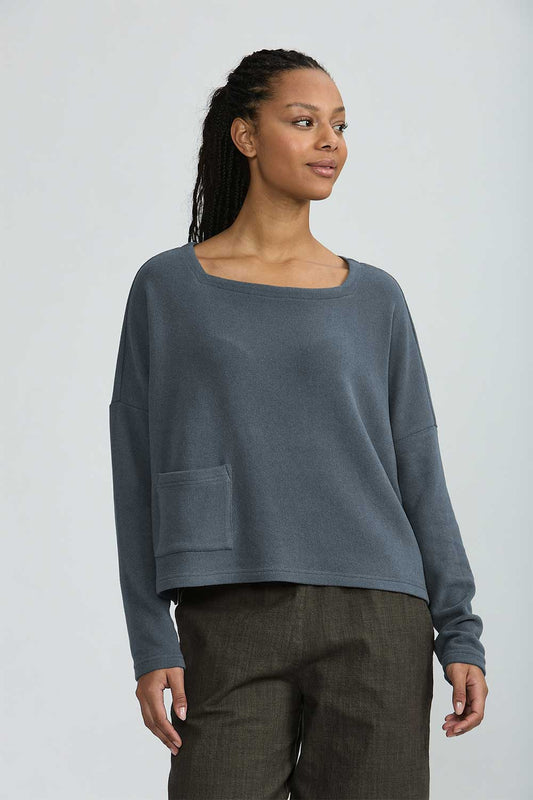 Fleece Boxy Pullover