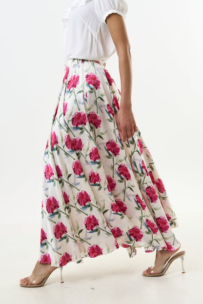 Agatha Loveflower Midi Skirt