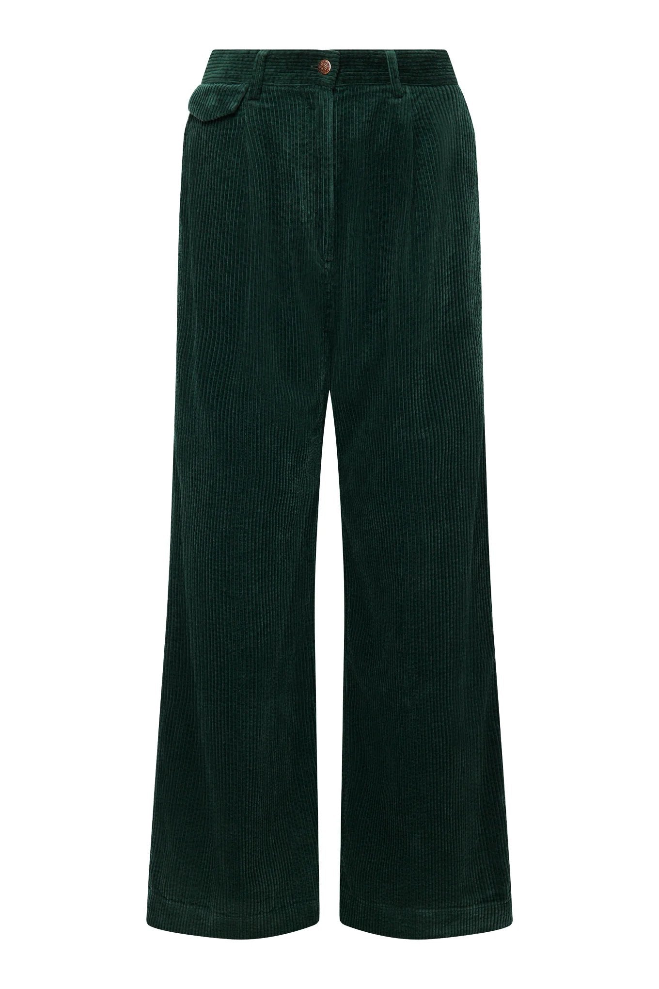 Komodo Tiger Cord Trousers Soft Ivy Green