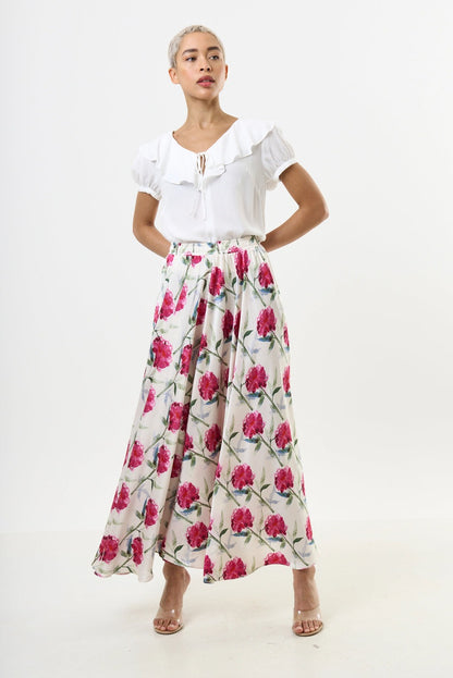 Agatha Loveflower Midi Skirt