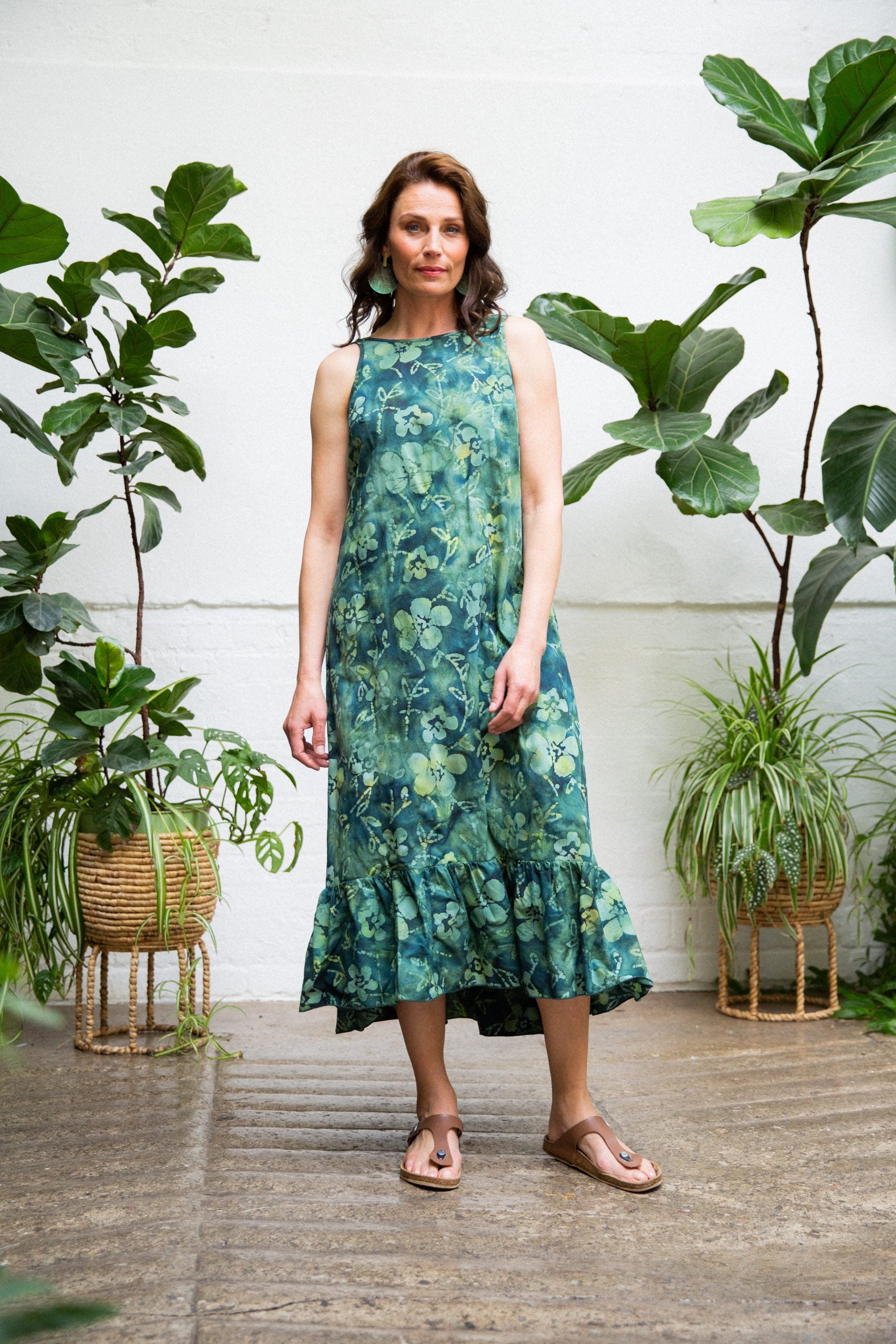 OneLife Kelly Dress Leaf Green Green